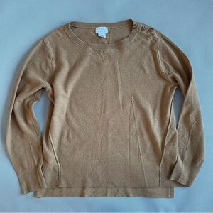 Sigrid Olsen Linen Blend Lightweight Sweater Top Women’s Size Medium